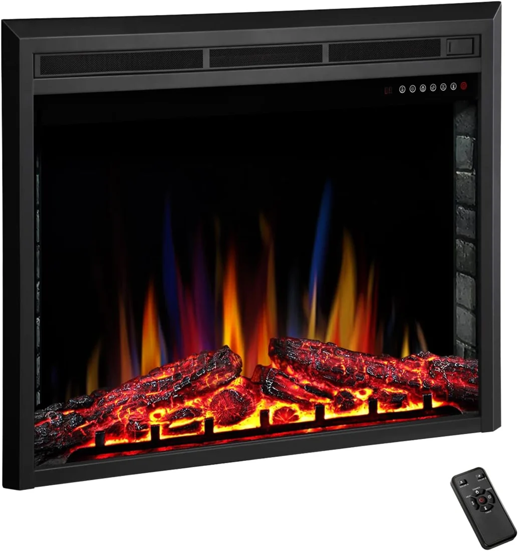 R.W.FLAME Classic Electric Fireplace Insert