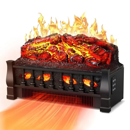 R.W.FLAME 21-inch Electric Log Heater — 21" · Birch Logs Insert detail 1