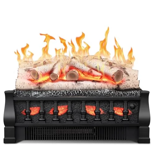 R.W.FLAME 21-inch Electric Log Heater — 21" · Whitish Gray detail 1